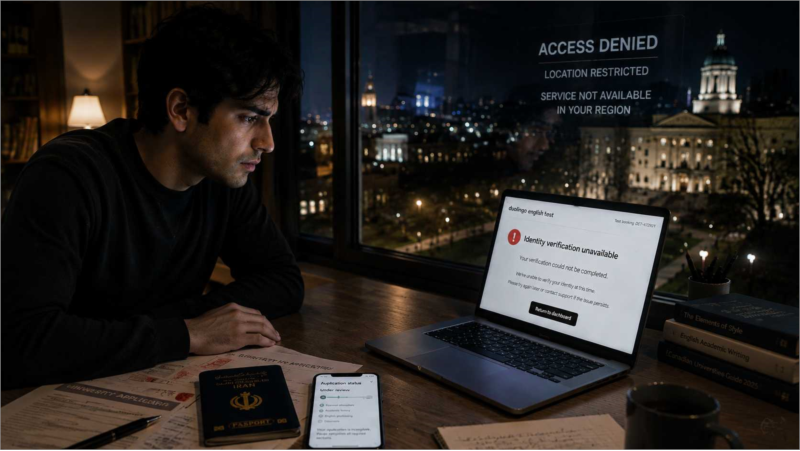 محدودیت جدید آزمون دولینگو؛ توقف ارائه خدمات به دارندگان مدارک شناسایی ایرانی